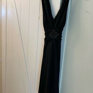 White House Black Market Elegant Black Maxi Dress